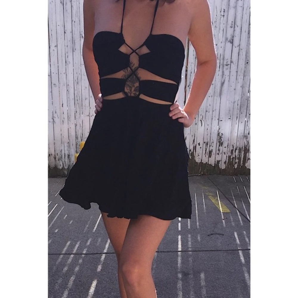 NWT cut out skater dress